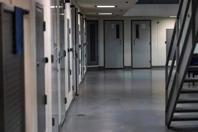 Archivo - March 11, 2026: Jail cells at the Tarrant County Corrections Center in Fort Worth, Texas, on Jan. 25, 2024.