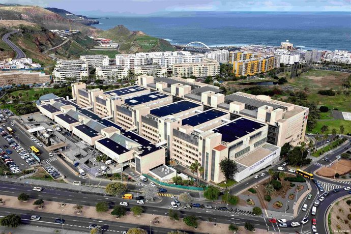 Archivo - Imagen aérea del Hospital Universitario de Gran Canaria Doctor Negrín