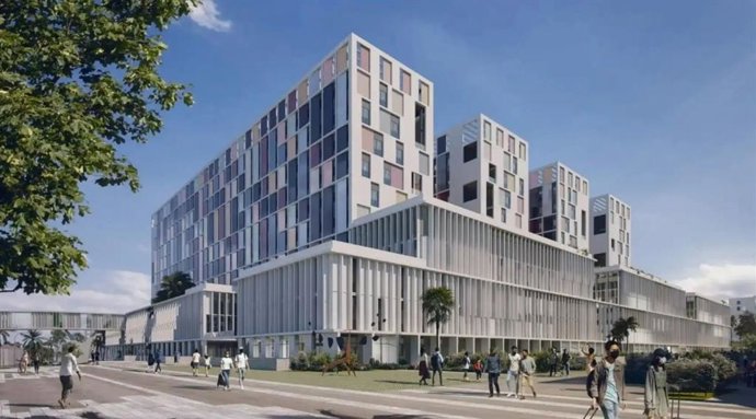 Archivo - Futuro hospital Virgen de la Esperanza en una infografía 