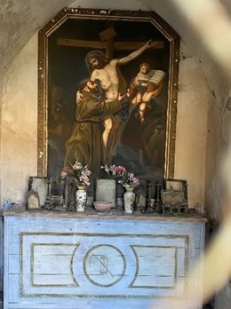 Cuadro en el cementerio de Viguera
