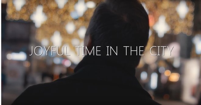 Joyful time in the city