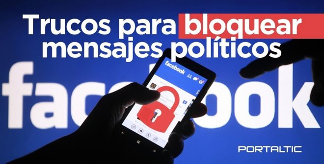 Bloquear mensajes políticos en Facebook 