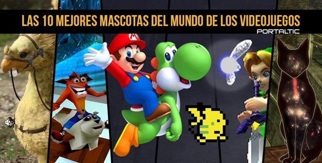Máscotas más conocidas de los videojuegos 