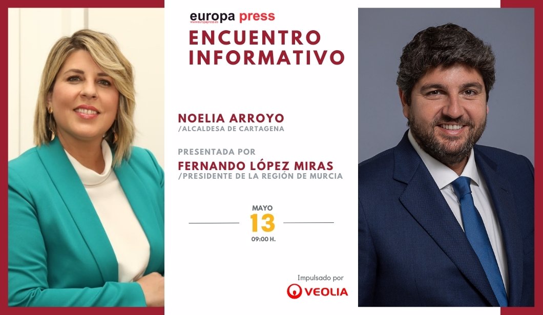 Cartel evento ENCUENTRO INFORMATIVO CON FERNANDO L&#211;PEZ MIRAS Y NOELIA ARROYO