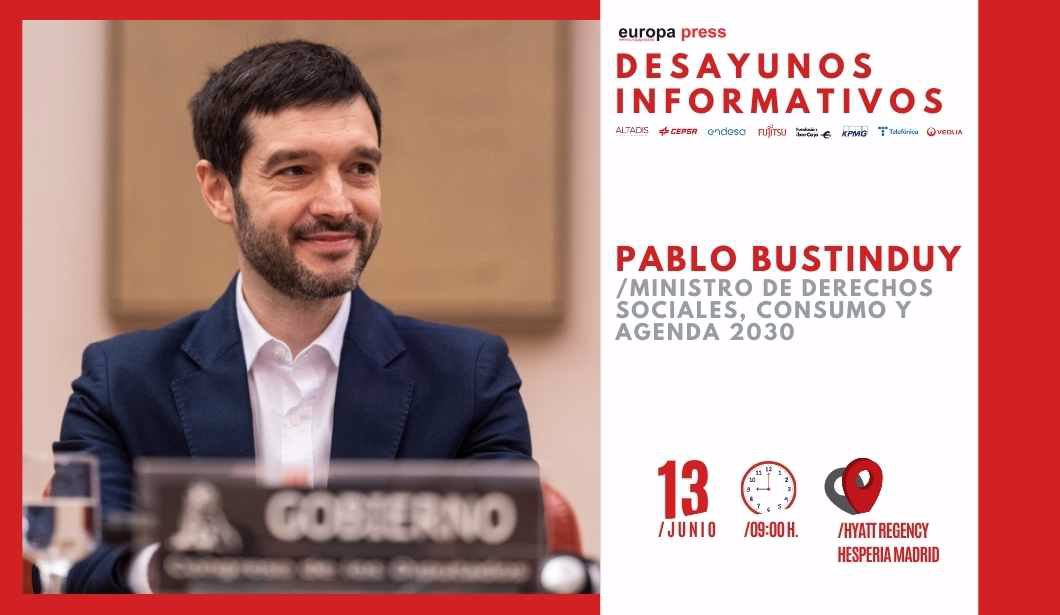 Cartel evento Pablo Bustinduy