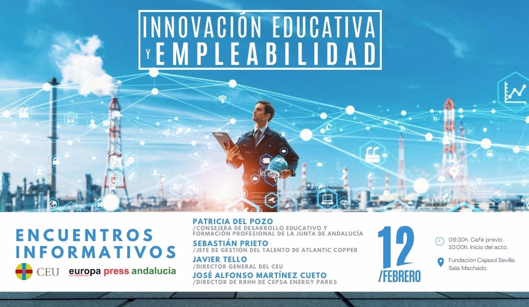 Cartel evento INNOVACI&#211;N EDUCATIVA Y EMPLEABILIDAD