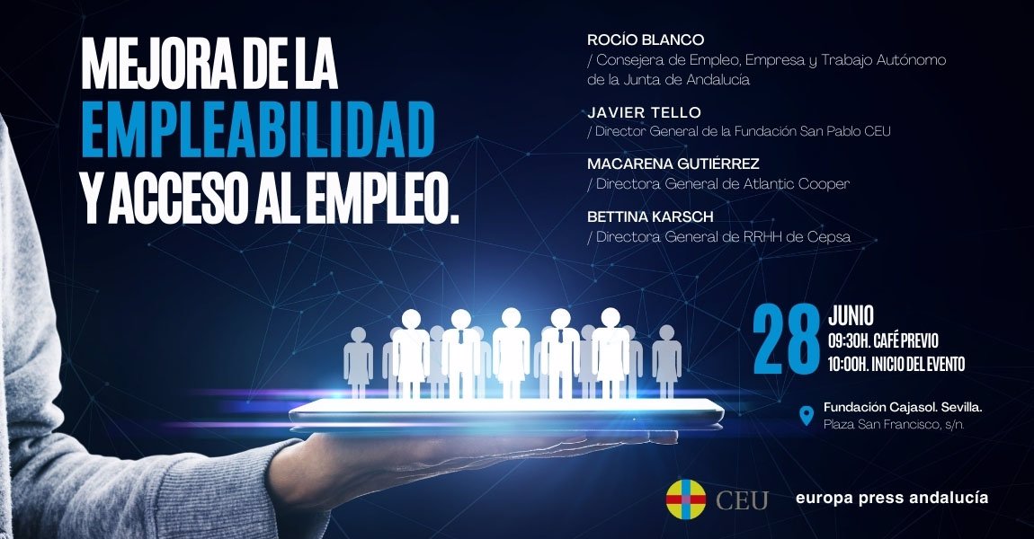 Cartel Encuentro Informativo - "Mejora de la empleabilidad y acceso al empleo"