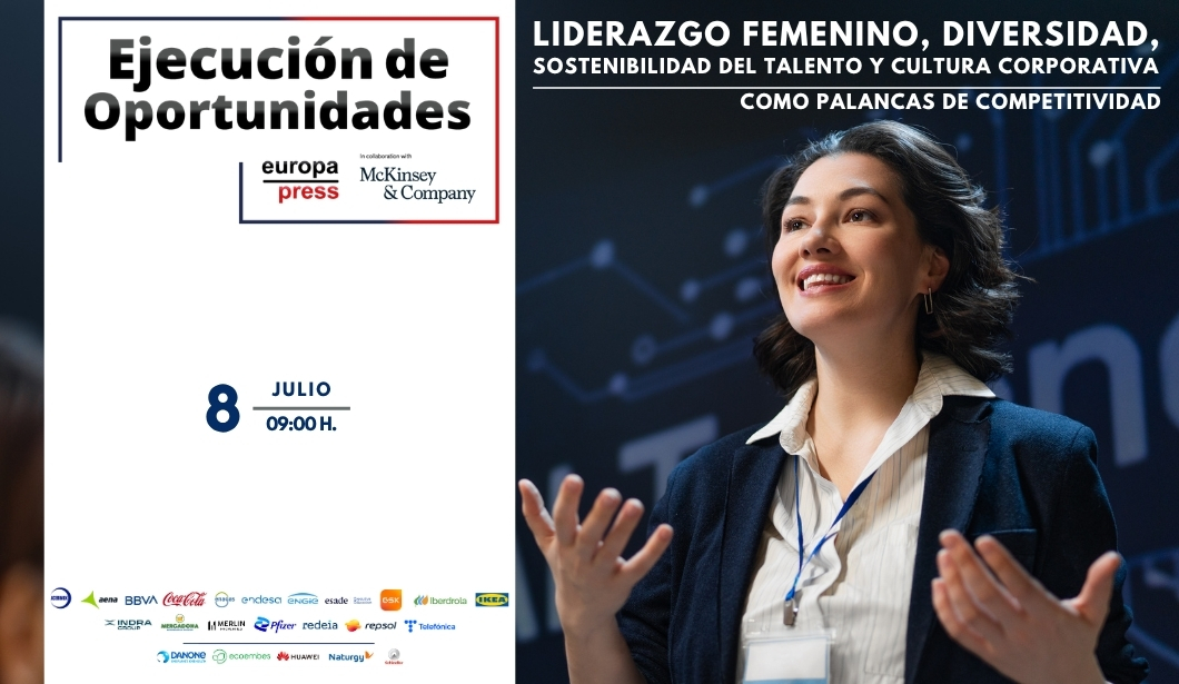 Liderazgo femenino, diversidad, sostenibilidad del talento y cultura corporativa como palancas de co