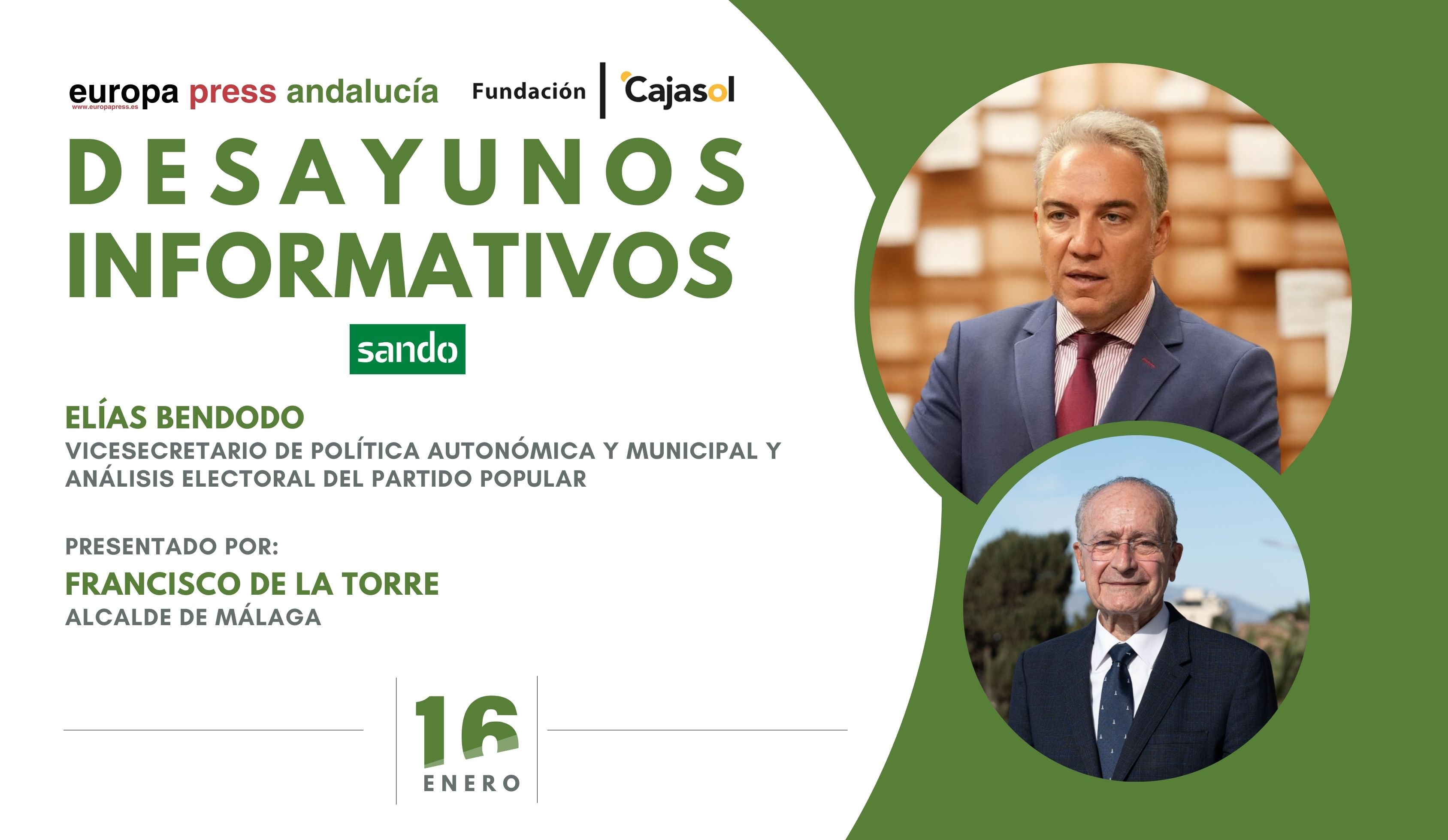 Cartel evento Elías Bendodo