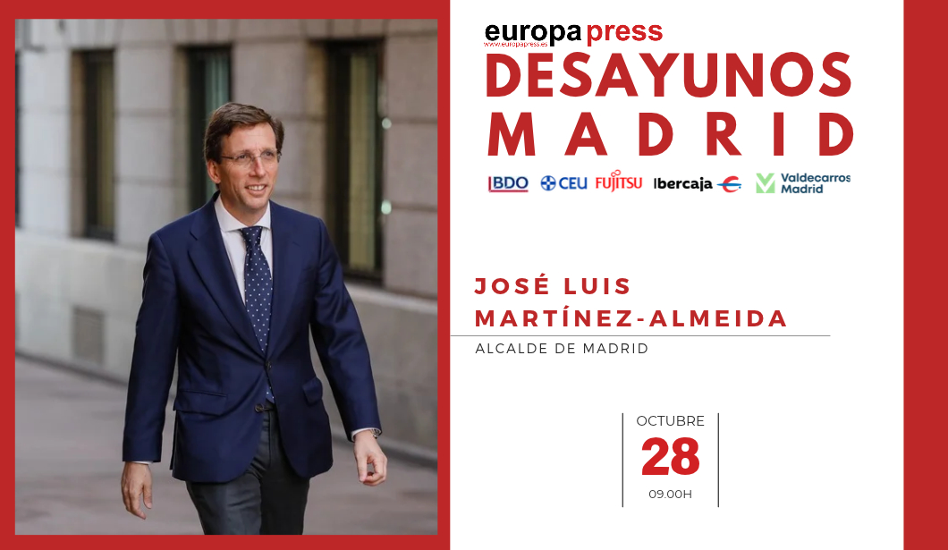 Cartel evento José Luis Martínez-Almeida