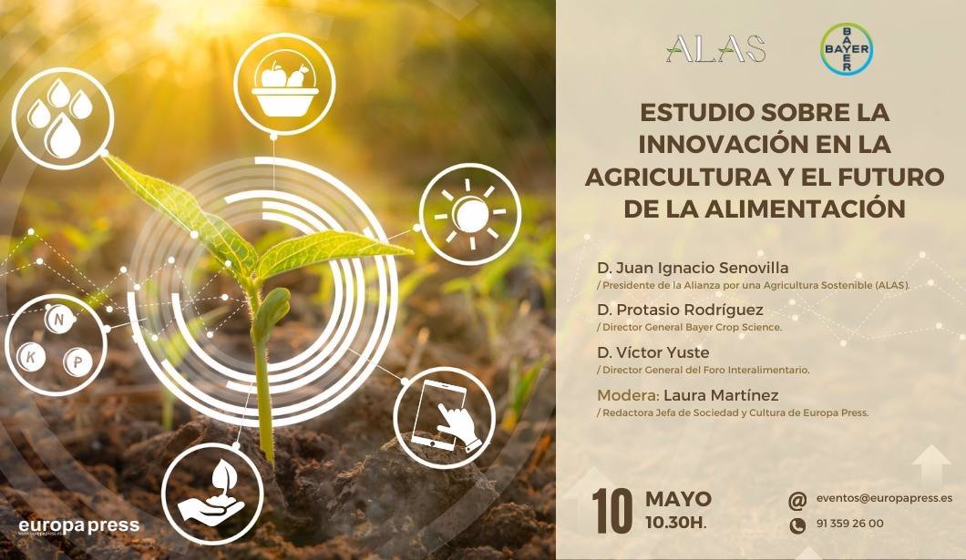 Cartel evento Estudio sobre la Innovaci&#243;n en la Agricultura y el Futuro de la Alimentaci&#243;n
