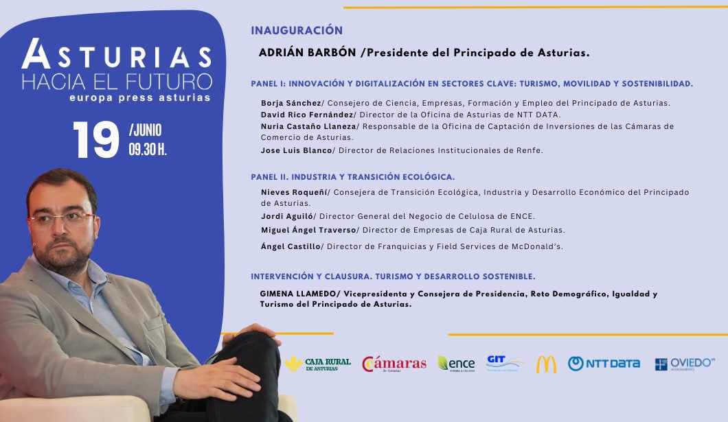 Cartel evento Asturias hacia el futuro