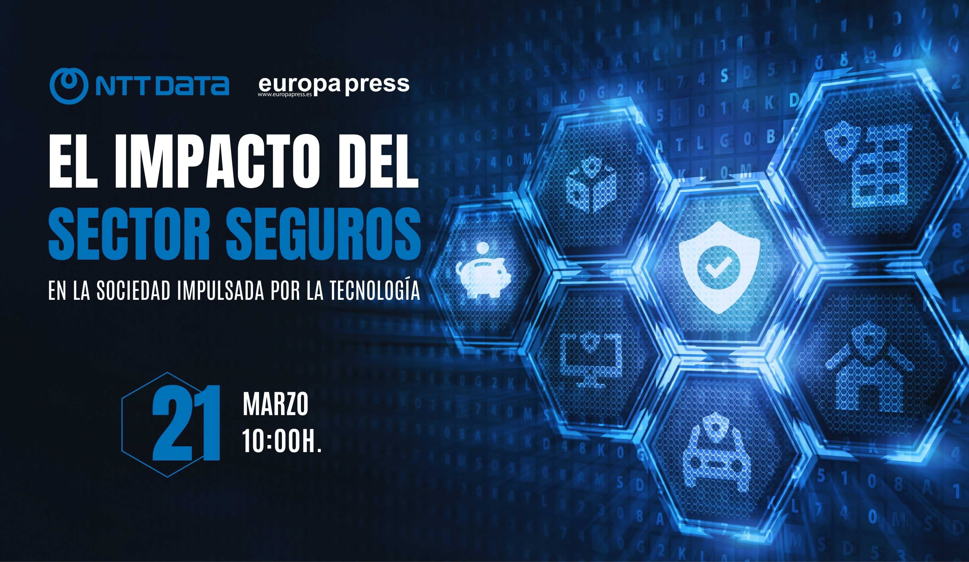 Cartel evento El impacto del sector seguros en la sociedad impulsada por la tecnología