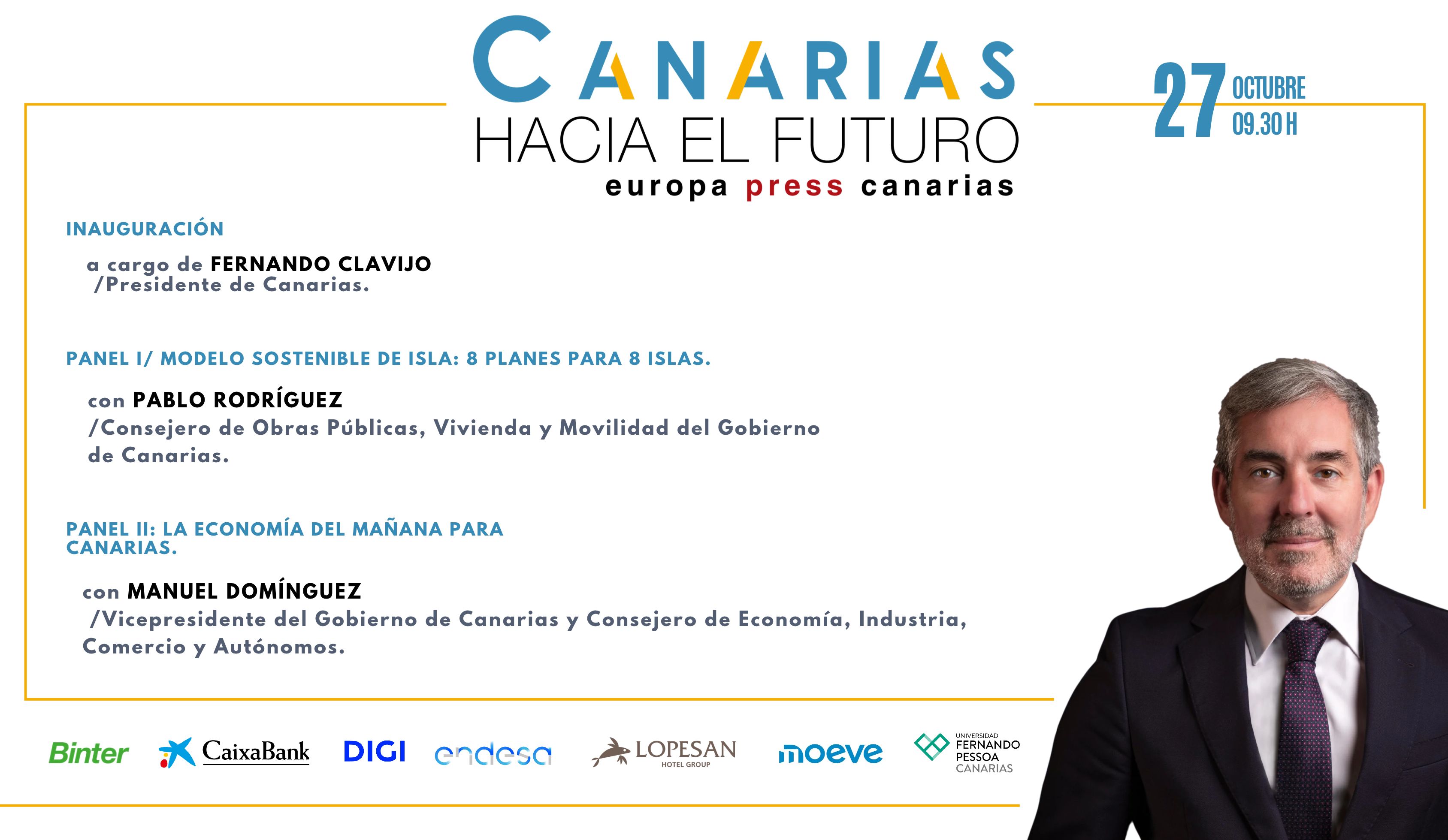 Cartel evento CANARIAS HACIA EL FUTURO