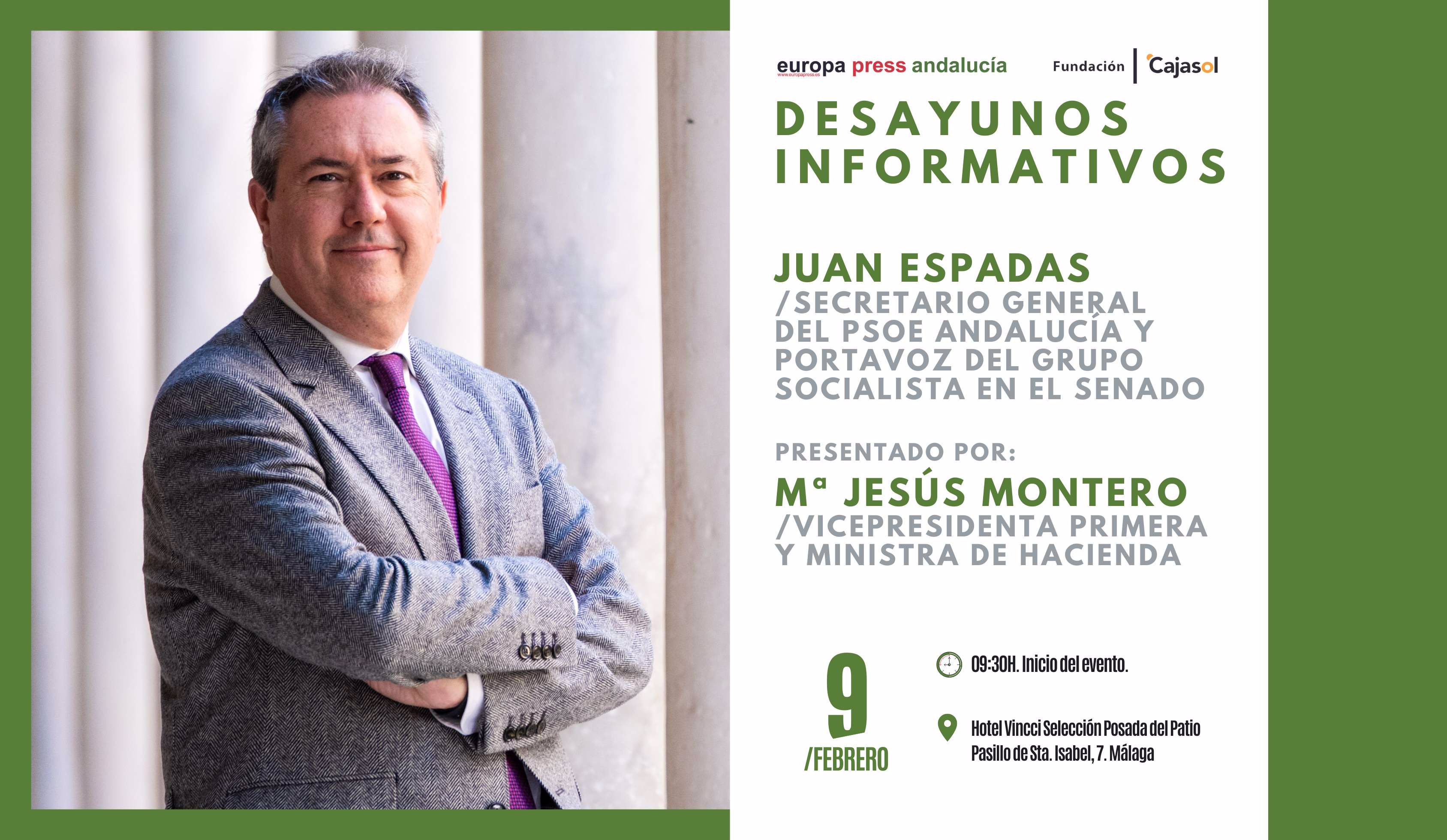 Cartel evento Juan Espadas