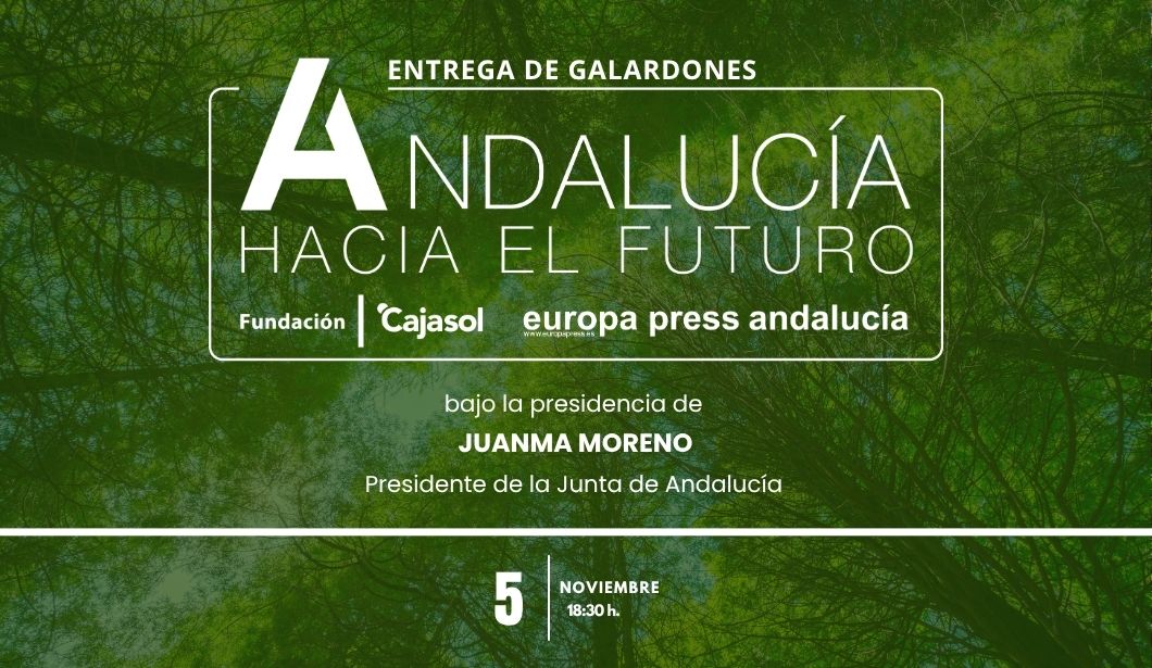 Cartel evento Galardones "Andalucía hacia el futuro"