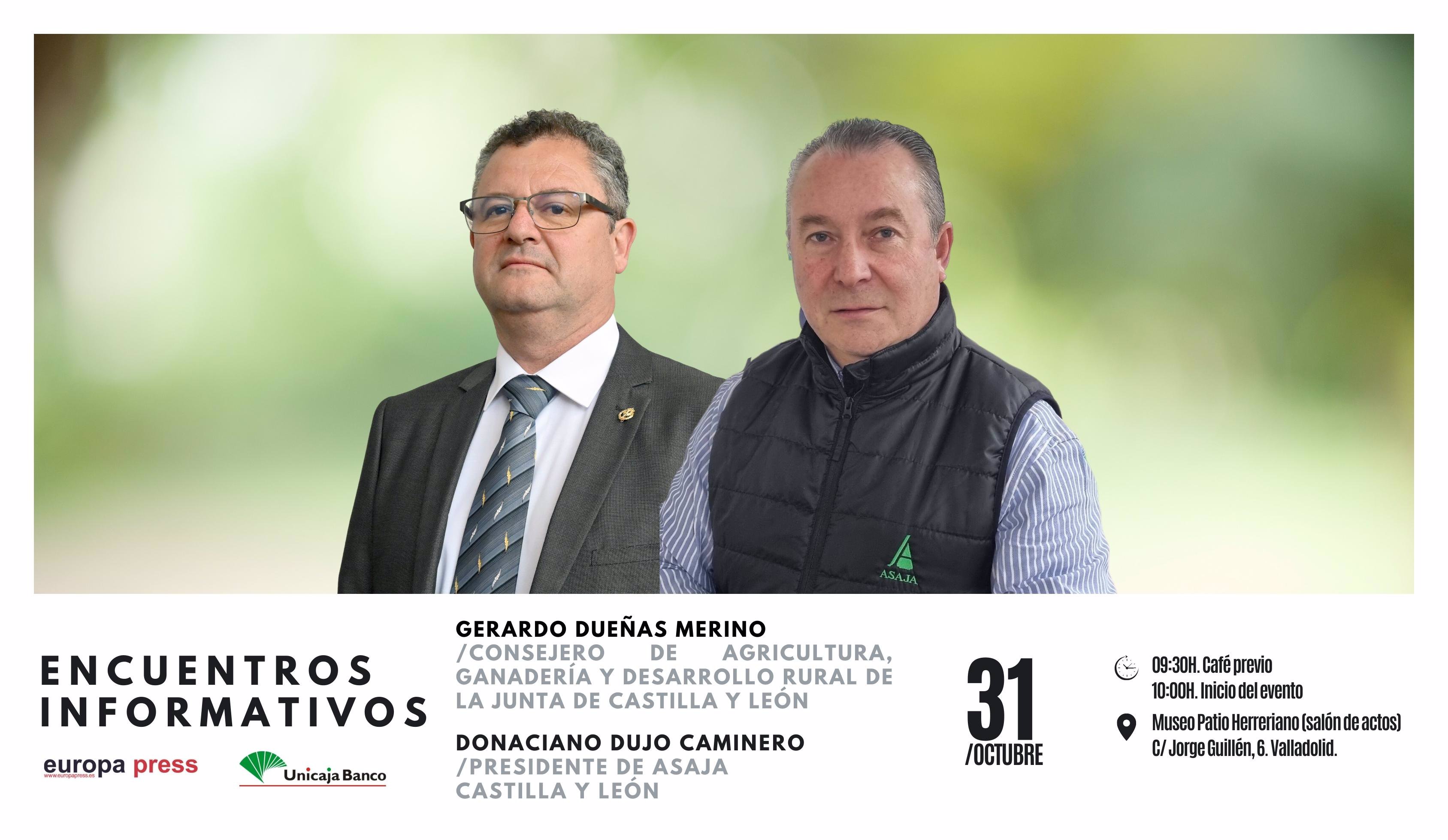 Cartel evento Gerardo Due&#241;as Merino / Donaciano Dujo