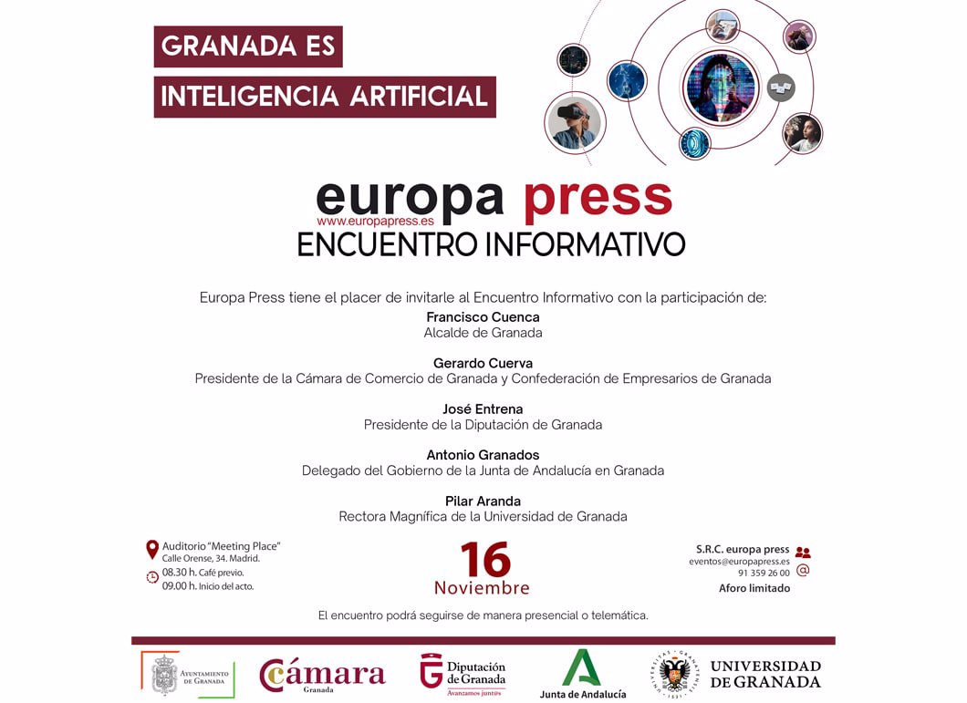 Cartel evento Granada es Inteligencia Artificial
