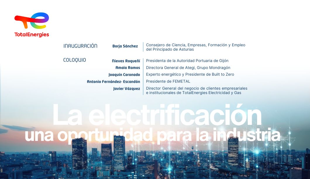 Cartel evento La electrificación, una oportunidad para la industria