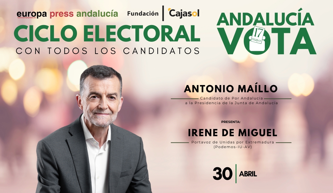 Cartel evento Antonio Maíllo