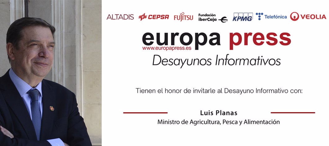 Cartel evento Luis Planas