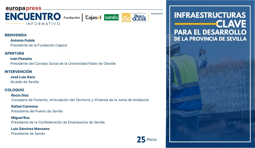 Infraestructuras clave para el desarrollo de la provincia de Sevilla