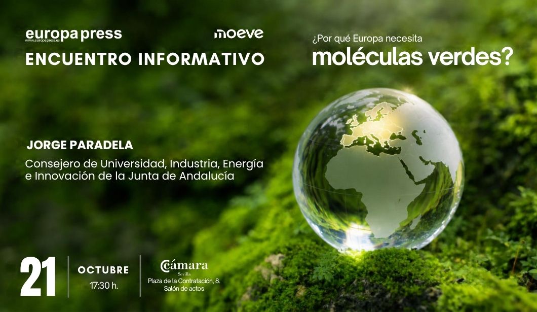 Cartel evento ¿Por qué Europa necesita moléculas verdes?