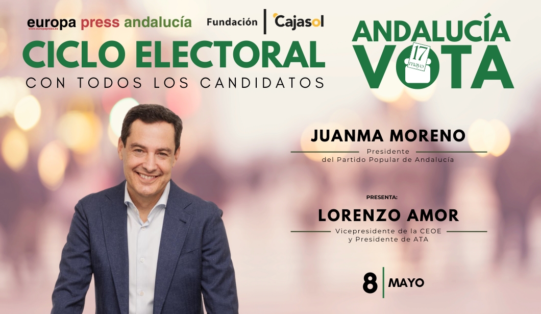 Cartel evento Juanma Moreno