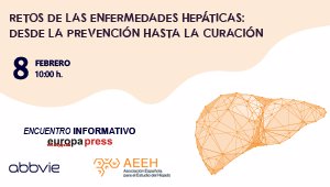 Cartel Encuentro Informativo - "Retos de las enfermedades hepáticas: desde la prevención hasta la curación"